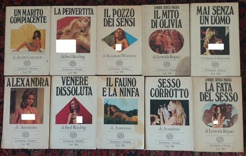 Lotto libri erotici collana - 10,