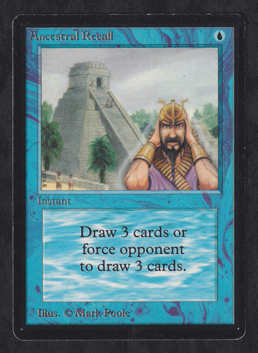 Magic mtg ancestral - recall,