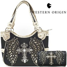 Borsa a mano western croce