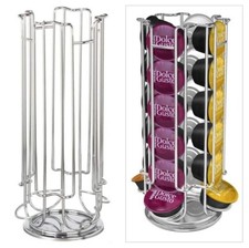 Porta Capsule Dolce Gusto 24 Posti con Base Rotante in Metallo