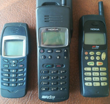 Lotto RARITÀ Nokia 101 121 6250 telefoni vintage brick Cellulari