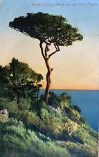 Cartolina Sestri Levante Genova Villa Piuma viaggiata 1920