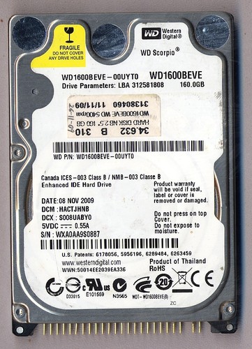 Hard disk ide 160 gb - hard,