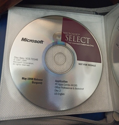 Vintage microsoft select - vintage,