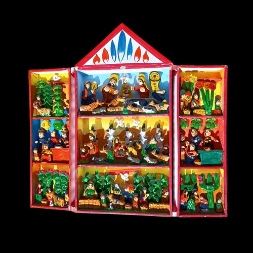 Retablo peruviano arte