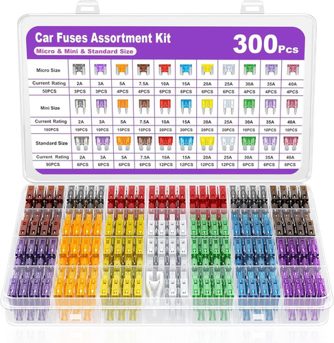 300 pcs fusibili auto - 300,