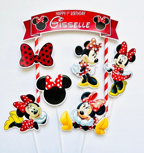Cake topper minnie mouse - topper,