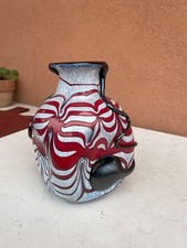 Vaso in vetro di Murano anni