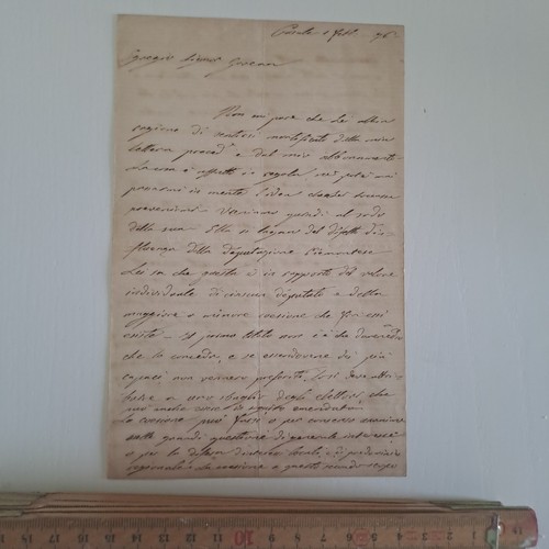 Lettera autografa giovanni - lettera,