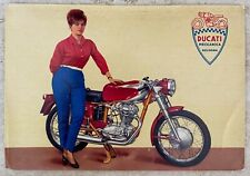 E006 CARTOLINA PUBBLICITARIA DUCATI MECCANICA BOLOGNA MOTOCICLISMO