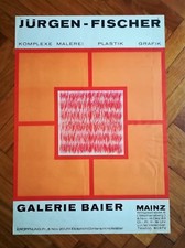MANIFESTO Jürgen-Fischer, Klaus - Galerie Baier Mainz 1963