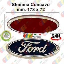 Logo Stemma Concavo per FORD mm. 178 x 72 emblema fregio badge auto targhetta ka