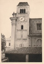 B2 -  Foto Photo Fotografia Anni 60 - Campanile Torre Orologio da identificare