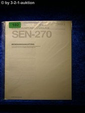 Sony Manuale Di Istruzioni SEN