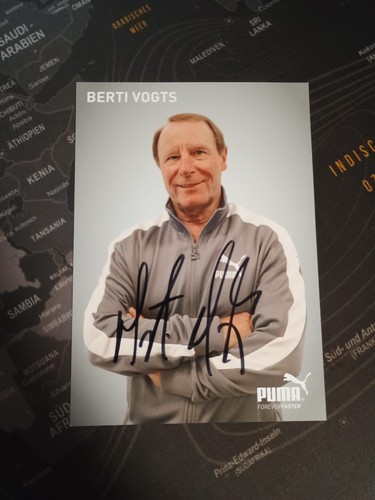 Autografo berti vogts - berti,