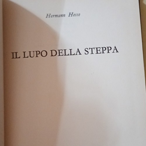 Hermann hesse lupo - hesse, della