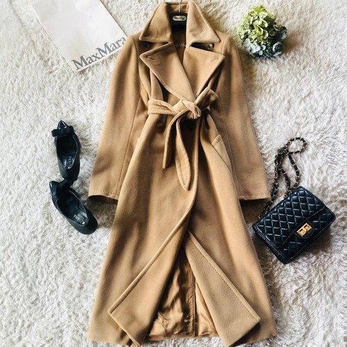 Cappotto lungo con - cintura, max