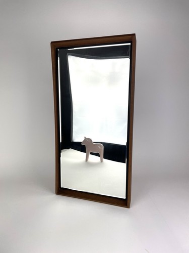 Specchio parete teak - da,