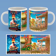 STREET FIGHTER II SEGA MEGA DRIVE TAZA VIDEOJUEGO VIDEOGAME MUG