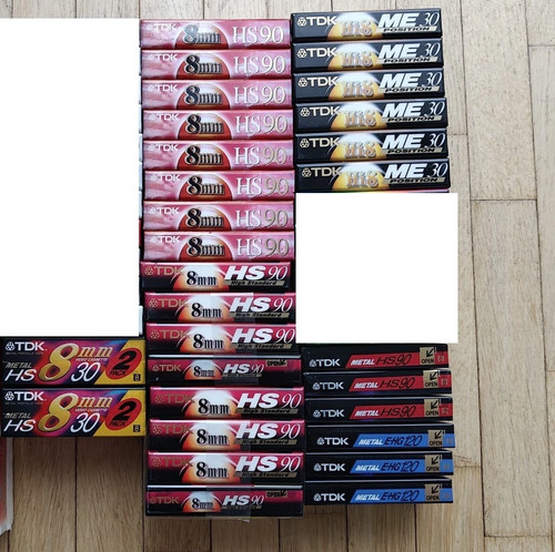 Lot cassettes hi8 8mm - hi8,,