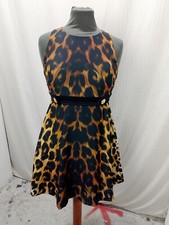 Articolo e2360 abito donna Gianni Versace linea Versus multicolore leopardato co