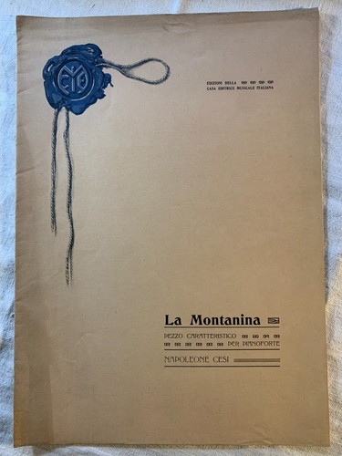 Spartito musica montanina - la,