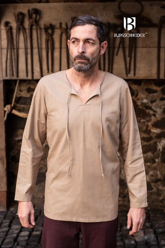 Medioevo camicia ulrich - ulrich, canapa