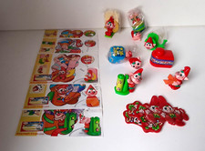 MAGIC KINDER SORPRESA SERIE 10 ELFI FOLLETTI DEI PACCHETTI NATALE + 5 CARTINE