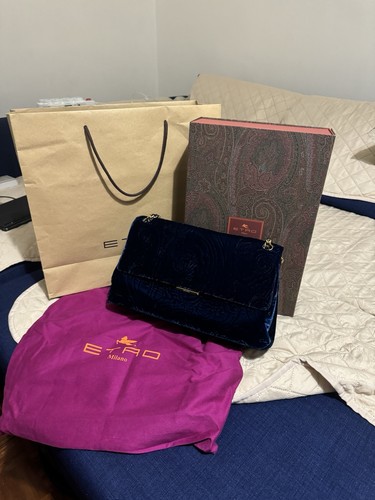 Borsa tracolla blu - a,