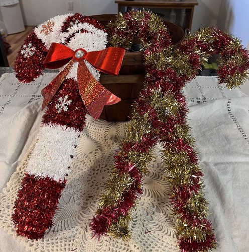 Tinsel buon natale - natale, canne