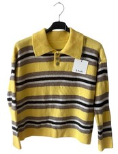 maglioncino a righe gialle