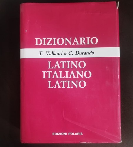 Dizionario latino italiano - dizionario,