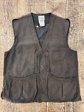 Beretta Gilet Vest Smanicato Cotone Canvas Verde Caccia Country TG 60 Tascone