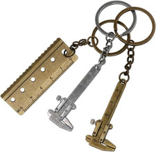 3 Pcs Portachiavi Calibro a