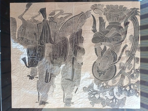 Grande quadro orientale - , su