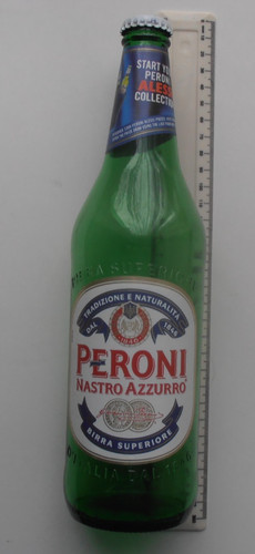 Vintage empty bottle peroni - bottle,