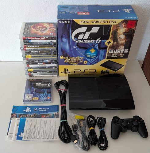 Console ps3 super slim 500 - console,