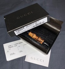 Gucci portachiavi Bamboo Pelle