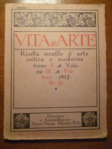 Vita arte rivista - rivista, mensile