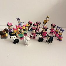 Grande Lotto Di 20 Personaggi Vari Disney Resina Minnie Mouse Margherita Include Animali