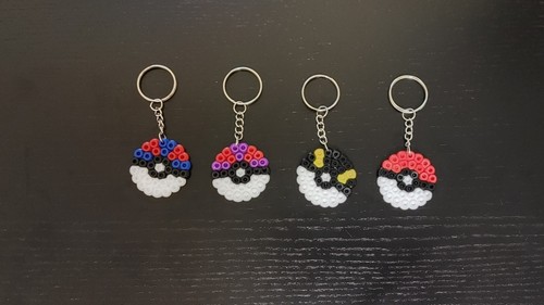Portachiavi pokèball fatto - pokèball, a