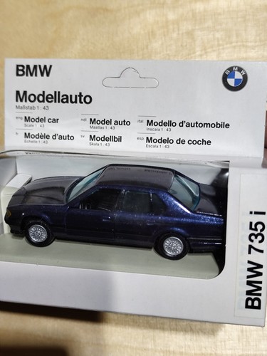 Bmw 735i blu - blu, 1:43