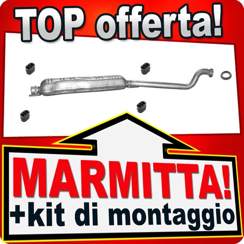 Silenziatore centrale per opel - centrale,
