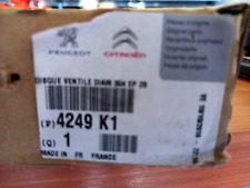 PEUGEOT CITROEN KIT 2 DISCHI ANTERIORI 4249K1 ORIGINALI DIAM 304 EP 28