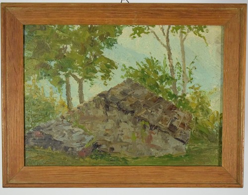 Quadro olio tavola - tavola, casa