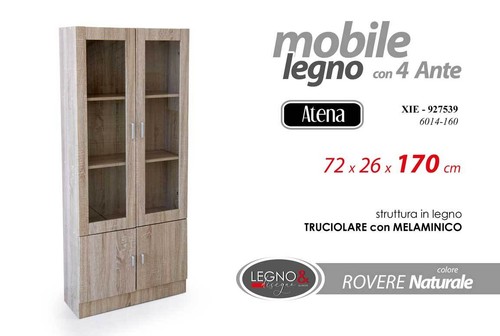 Vetrina moderna legno - vetrina,