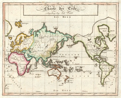 Cartina del mondo originale - del,