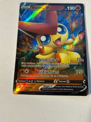 Carte pokémon victini v - carte,
