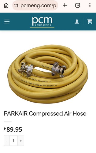 Tubo compressore aria parkair - tubo,