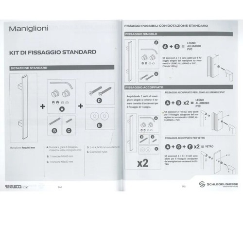Maniglione reguitti atlanta - maniglione,
